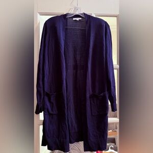 89th & Madison Deep Blue Cardigan